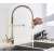 Blackswan M104 Gold Kitchen Sink Faucet with Pull-Down Sprayer in use