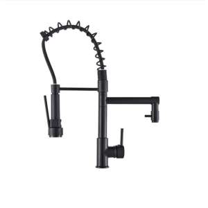 Blackswan M109 konyhai csaptelep, matt fekete, 49 cm - Nonbrand Csaptelep