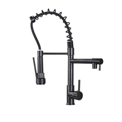 Blackswan M110 kitchen faucet, black, 2 modes, 48 cm