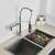 Blackswan M113 kitchen faucet installed in a kitchen sink