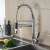 Blackswan M115 kitchen faucet in use, chrome, 2 modes, 48 cm