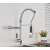 Blackswan M115 kitchen faucet installed in a kitchen sink, chrome, 2 modes, 48 cm