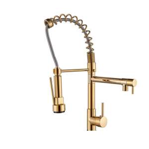 Blackswan M118 kitchen faucet, shiny gold, 47 cm - Nonbrand Faucet