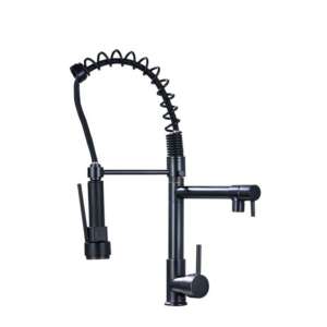 Blackswan M130 bateria kuchenna, antyczne czarne, 48 cm, z LED i 2 trybami - Dom i ogród