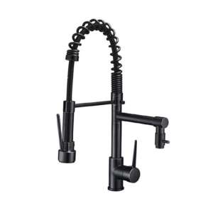 Blackswan M124 konyhai csaptelep, fekete, 2 üzemmóddal, 49 cm - Nonbrand Csaptelep