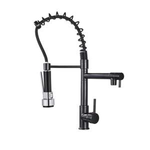 Blackswan M126 kitchen faucet, antique black/chrome, 47 cm - Faucet