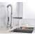 Blackswan M133 kitchen faucet with LED light and 2 modes, chrome, 47 cm, installed in a kitchen sink