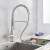 Blackswan M145 kitchen faucet with sensor, brushed nickel, pull-down sprayer, in use