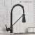 Blackswan M152 kitchen faucet, black, pull-down, single handle, 2 spray modes, hot and cold water