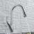 Blackswan M165 kitchen faucet with pull-down sprayer in use, chrome