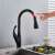 Blackswan M168 kitchen faucet, black, sensor tap, 2 modes, pause button, 44.5 cm, hand gesture control