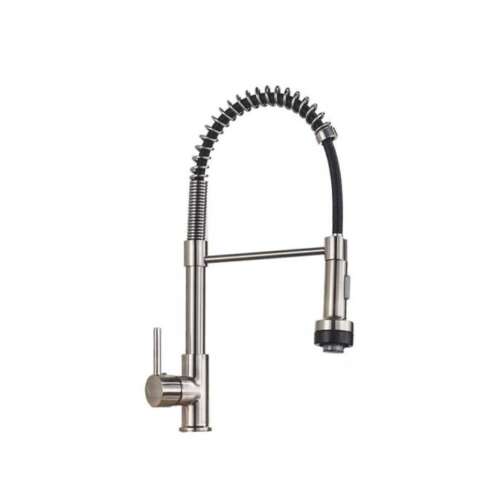 Blackswan M155 kitchen faucet, brushed nickel finish, pull-down sprayer