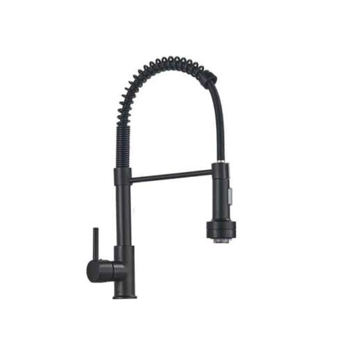 Blackswan M156 kitchen faucet, matte black, pull-out spray, sensor, 2 modes