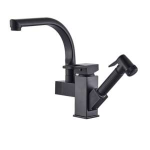 Blackswan M181 kitchen faucet with pull-out spray, black, 25 cm - Nonbrand Faucet