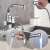 Blackswan M182 kitchen faucet with LED and pull-out spray, chrome, close-up of pull-out spray