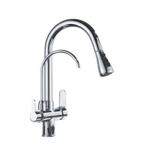 Blackswan M186 kitchen faucet with filtered water outlet and pause button, chrome model - Nonbrand Faucet