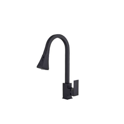 Blackswan M192 kitchen faucet, matte black, 40 cm