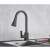 Blackswan M192 kitchen faucet installed, matte black, 40 cm
