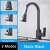 Blackswan M192 kitchen faucet with pause button and spray/stream modes, matte black, 40 cm