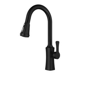 Кухненска смесителна батерия Blackswan M195, матово черно, 46 cm - Nonbrand Смесител