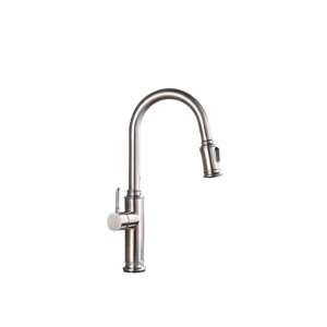 Blackswan M216 kitchen faucet, nickel finish, 360 degree rotation - Nonbrand Faucet