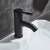 Blackswan M94 Matt Black Bathroom Sink Faucet installed on a white sink