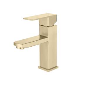 Blackswan M107 krótka złota bateria umywalkowa - Nonbrand Kran