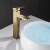 Blackswan M108 bathroom sink faucet, long gold model, 30.5 cm, running water