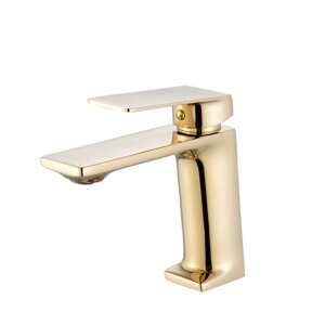 Blackswan M118 glänzend goldene Badezimmer-Waschbeckenarmatur - Wasserhahn