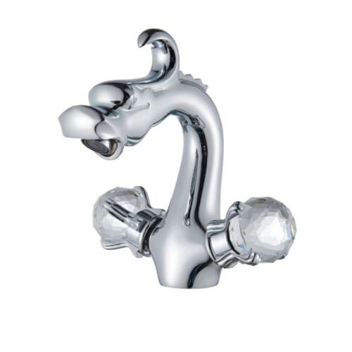 Blackswan Dragon M121 bateria umywalkowa do łazienki, chrom, 20 cm