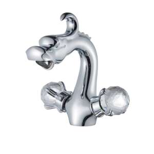 Blackswan Dragon M121 fürdőszoba mosogató csaptelep, króm, 20 cm - Nonbrand Csaptelep