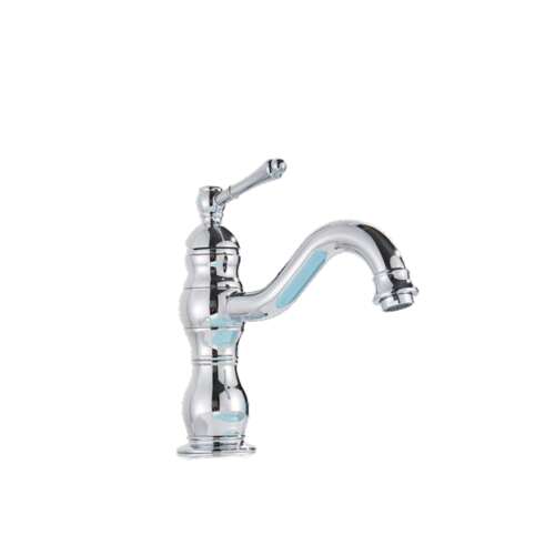 Robinet de chiuvetă pentru baie Blackswan M147, model scurt crom, 21,5 cm