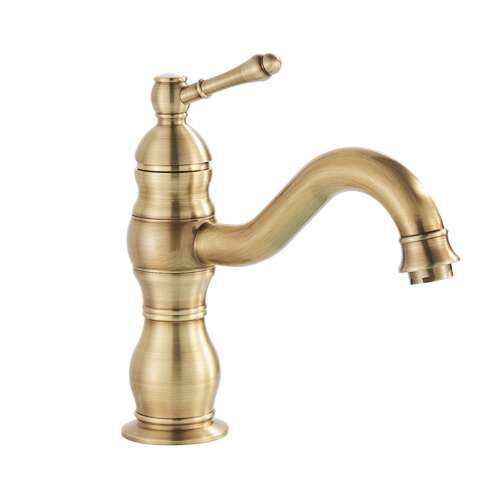 Blackswan M148 Antyczny Brązowy Kran do umywalki łazienkowej