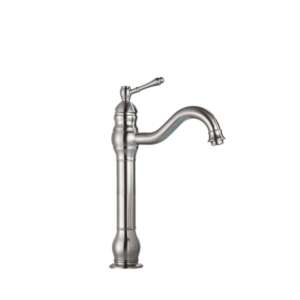 Blackswan M154 bathroom sink faucet, long nickel model, 32.5 cm - Faucet