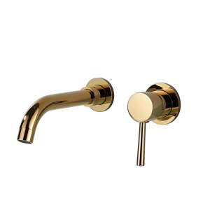 Blackswan M165 Badezimmer-Waschbeckenarmatur, glänzendes Gold, 20 cm - Nonbrand Wasserhahn