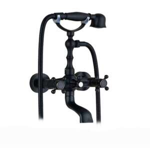 Blackswan M36 bathtub faucet with hand shower in black - Nonbrand Faucet