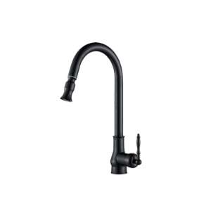 Blackswan M236 konyhai csaptelep, matt fekete, 41 cm - Nonbrand Csaptelep