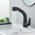 Blackswan M176 matte black kitchen faucet with pull-out spray, installed in a kitchen sink