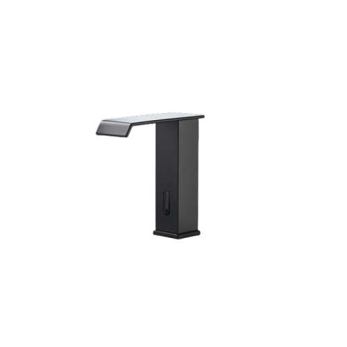 Robinet de baie cu senzor Blackswan M181, negru, cu cascadă