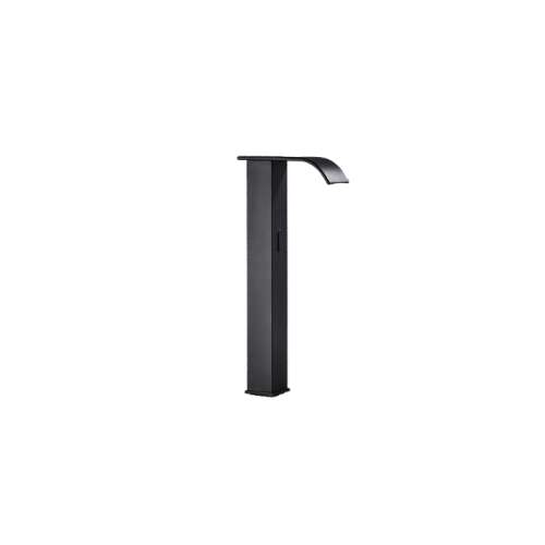 Blackswan M184 Badezimmer Waschbeckenarmatur, hohes schwarzes Modell mit Wasserfall-Auslauf und Sensor