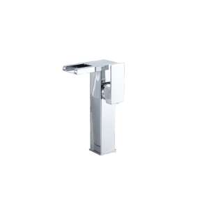 Blackswan M189 bathroom sink faucet, chrome, waterfall spout, LED light - Faucet