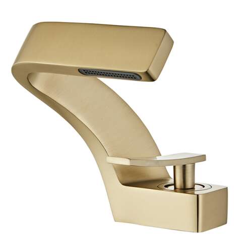 Blackswan M206 matte gold waterfall bathroom sink faucet