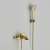 Blackswan M94 gold waterfall bathtub faucet with shower head and water flowing