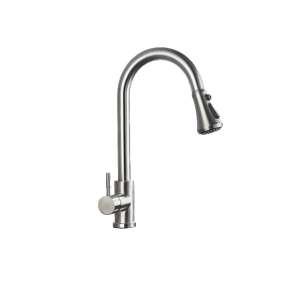 Blackswan M84 Küchenarmatur, gebürstet Nickel, 360 Grad drehbar - Wasserhahn