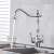 Blackswan M173 kitchen faucet with purified water outlet, chrome model, 34 cm, installed in a kitchen sink