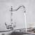Blackswan M173 kitchen faucet with purified water outlet, chrome model, 34 cm, installed in a kitchen sink