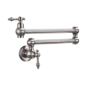 Blackswan M243 wall mounted kitchen faucet in brushed nickel finish - Nonbrand Faucet