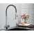 Blackswan M249 kitchen faucet, chrome, with purified water outlet, installed in a kitchen sink