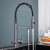 Blackswan M251 kitchen faucet, anthracite gray, pull-out spray, filtered water, installed in a kitchen