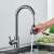 Blackswan M263 kitchen faucet, gunmetal grey, pull-out sprayer, 2 modes, pause button, in use